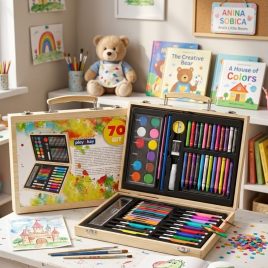 Drveni kofer set za bojenje