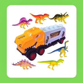 Dino Kamion Set sa 6 dinosaurusa