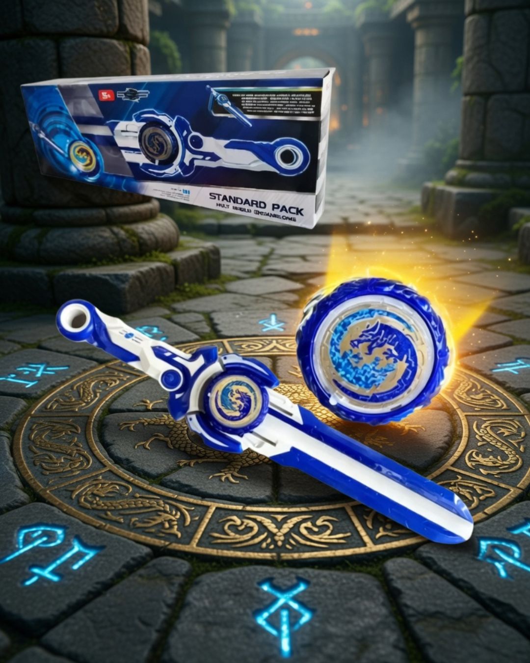 Beyblade mač plavo beli Beyblade mač plavo beli